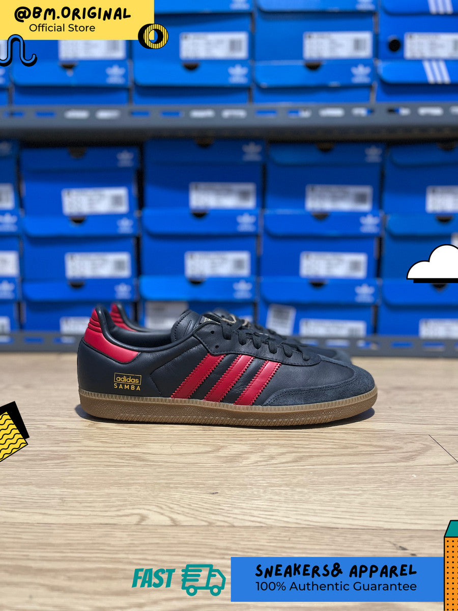 Adidas Samba OG Carbon Better Scarlet Gum IG6173