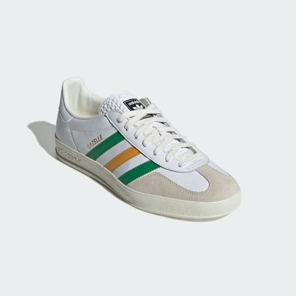 Adidas Gazelle Indoor Cloud White Preloved Yellow Core Black IE9092