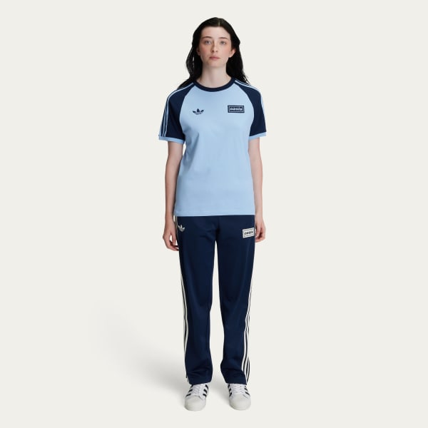 Adidas x Oasis Tour 3-Stripes T-shirt Clear Sky Night Indigo KT3447