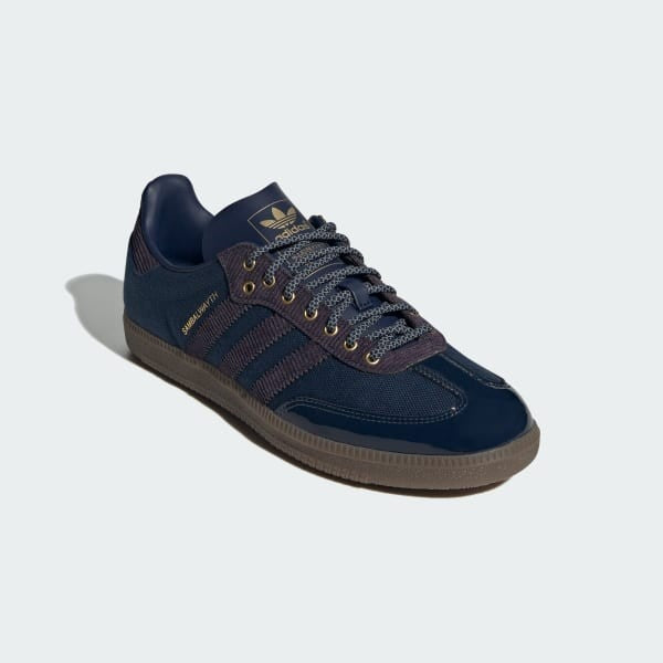 Adidas Samba OG x Alwayth Collegiate Navy Aurora Black Matte Gold IH5186