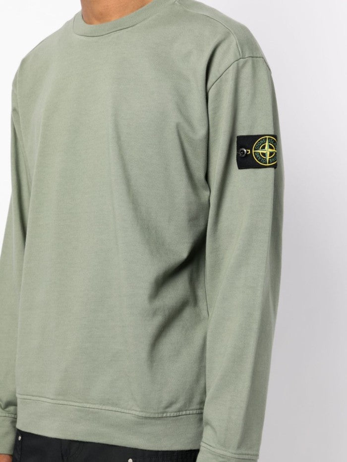 Stone Island Compass Patch Cotton Sweatshirt 791563750 V0055