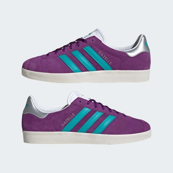 Adidas Gazelle 85 Low Glory Purple Hi Res Aqua Cloud White IF6232