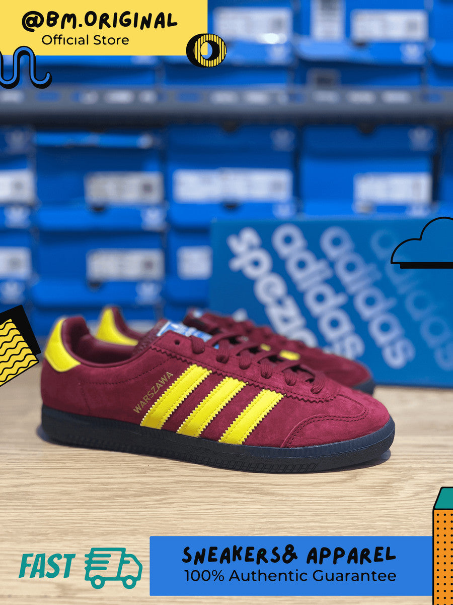 Adidas Warszawa SPZL Noble Maroon Bright Yellow ORIGINAL GX3819