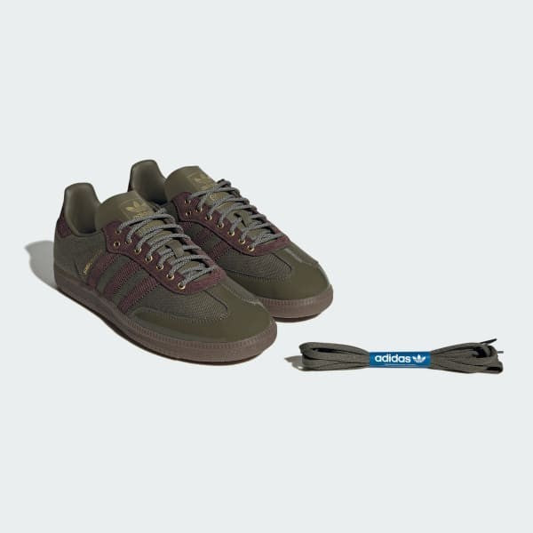 Adidas Samba OG x Alwayth Olive Strata Shadow Brown Matte Gold ID3263