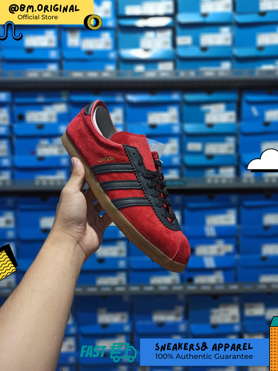 Adidas London Red Black Gum City Series ORIGINAL EE5723