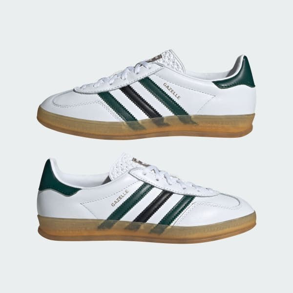 Adidas Gazelle Indoor Cloud White Collegiate Green Core Black IE2957 – BM  STORE ORIGINAL FOOTWEAR