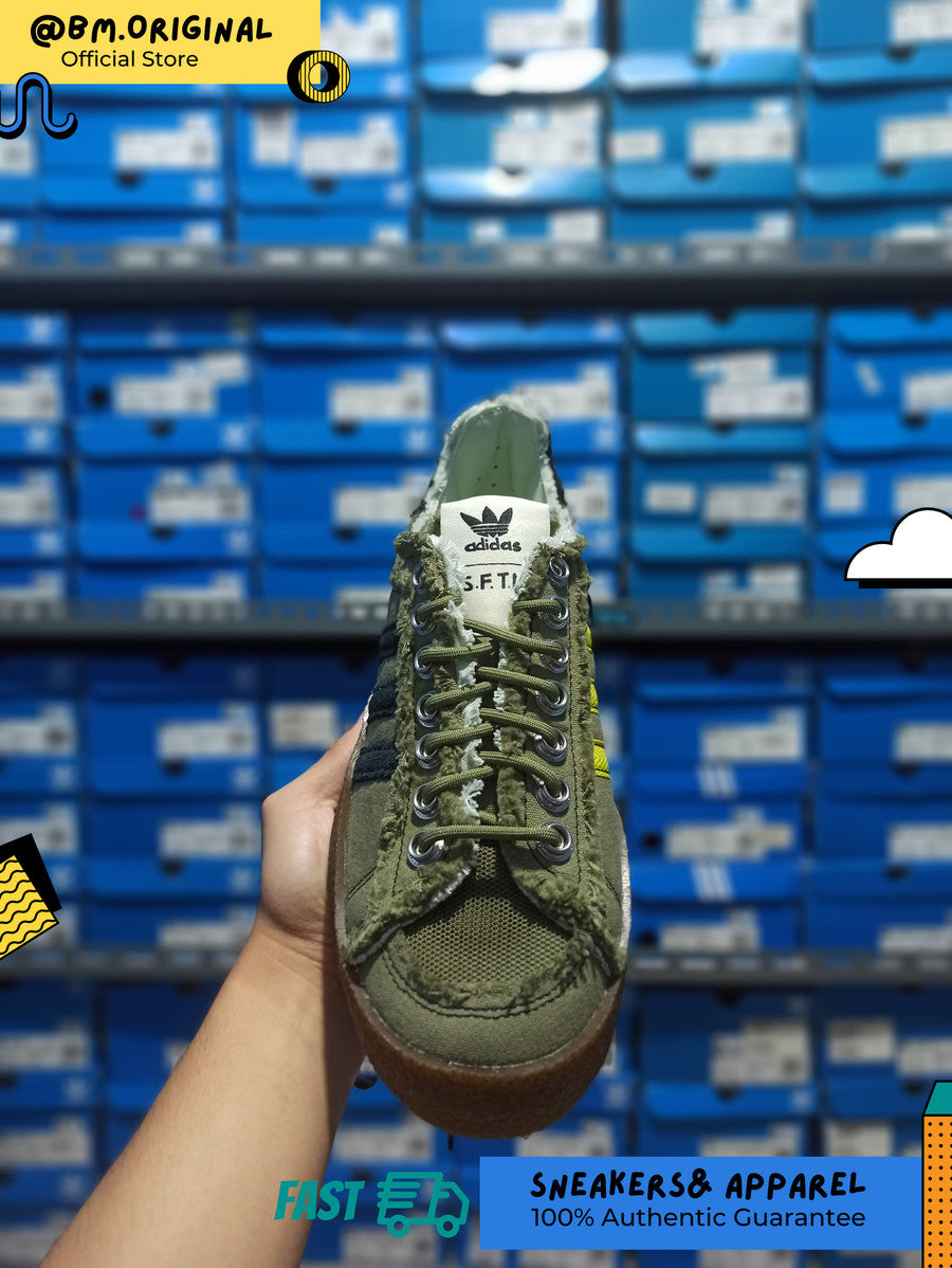 adidas gazelle silver green womens Adidas Campus 80s SFTM Focus Olive Core Black Gum ID4792 – BM STORE  ORIGINAL FOOTWEAR