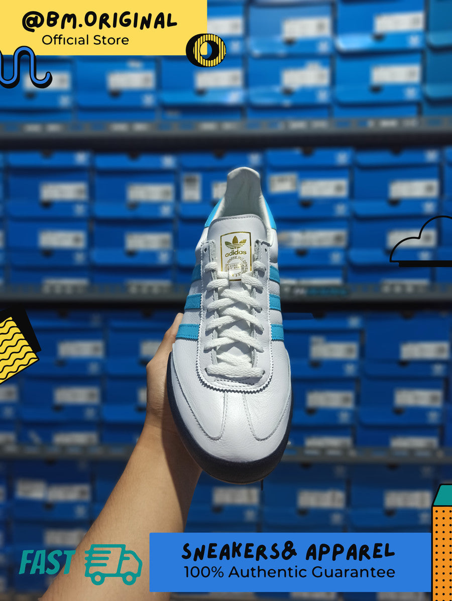 Adidas Jeans White Blue Aqua Gold Metallic IE9976