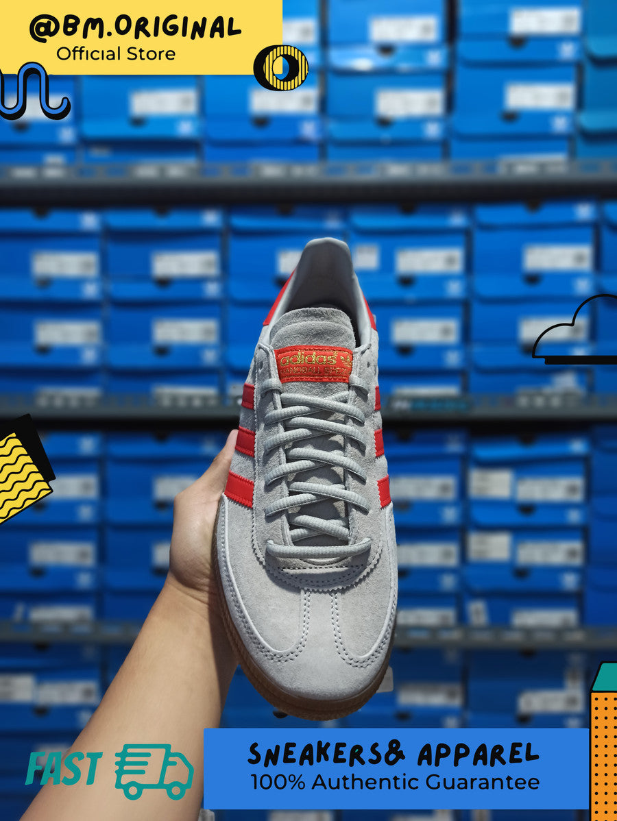 Adidas Spezial Handball Grey Red Gold Metallic EF5747