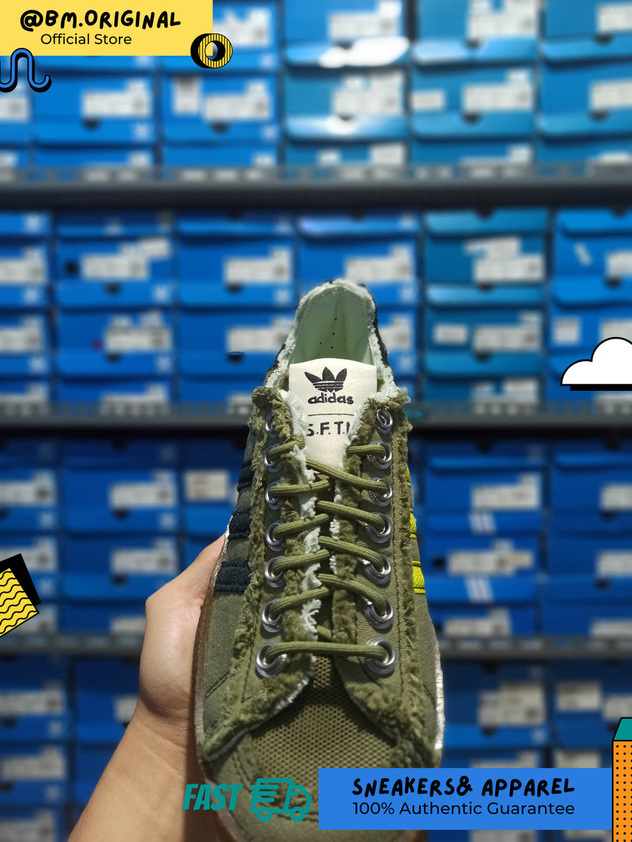 Adidas Campus 80s SFTM Focus Olive Core Black Gum ID4792