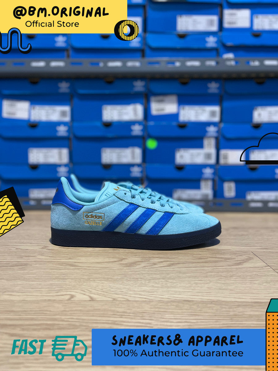 Adidas Gazelle Aqua Blue Gold IE5319
