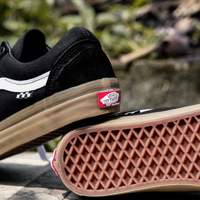 VANS OLD SKOOL SKATEBOARDING BLACK GUM