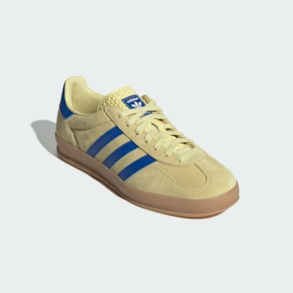 Adidas Gazelle Indoor Powder Yellow Royal Blue Cloud White JH5406