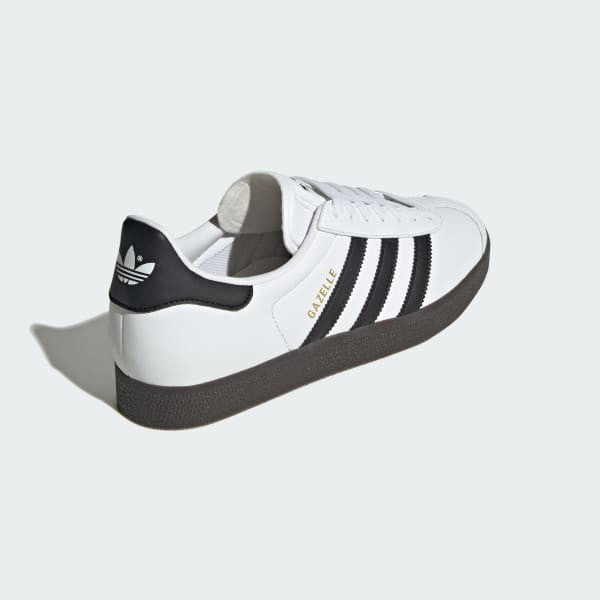 Adidas Gazelle Low Cloud White Core Black Gold Metallic IH2218
