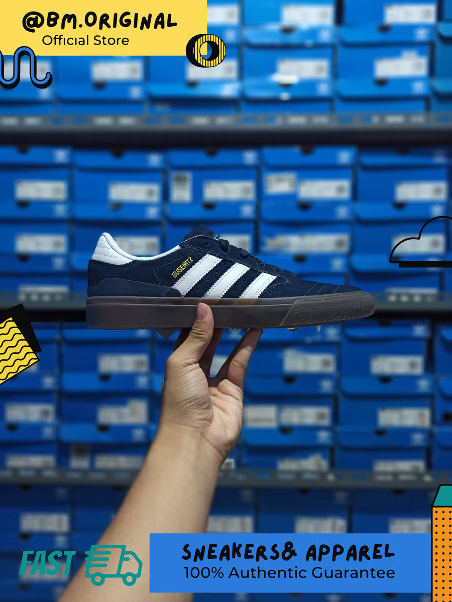 Adidas Busenitz Vulc 2.0 Collegiate Navy White Blue ORIGINAL GY6911