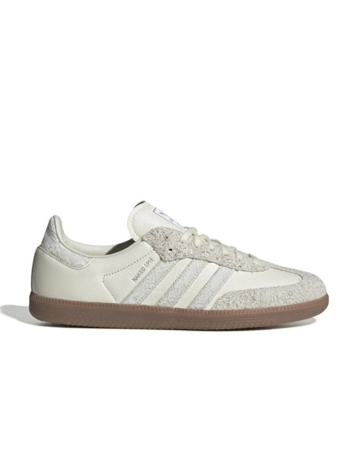 Adidas Samba OG X Naked CPH Off White Crystal White Silver Metallic JI3993