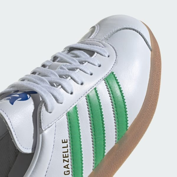 Adidas Gazelle x Seattle Souinders Cloud White Semi Solar Slime IG6434