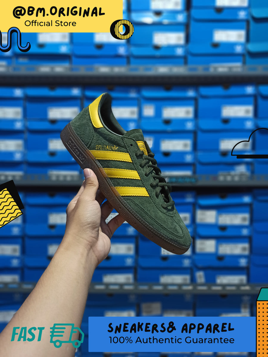 Adidas Spezial Handball Dark Green Yellow EF5748 – BM STORE