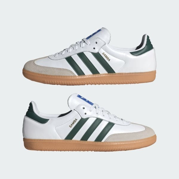 Adidas Samba OG Cloud White Collegiate Green Gum IE3437