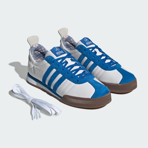 ADIDAS Samba 62 Super Mercedes Amg Petronas F1 Team Cloud White Blue Bird Gum KJ3265