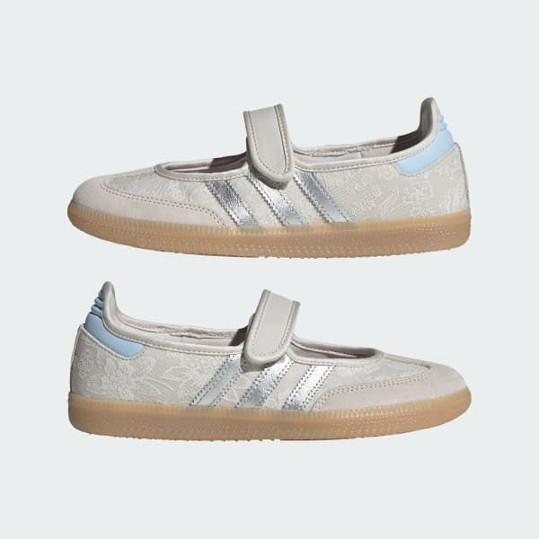 ADIDAS Samba JANE W x Liberty London Chalk Pearl Silver Metallic Chalk White IH6978