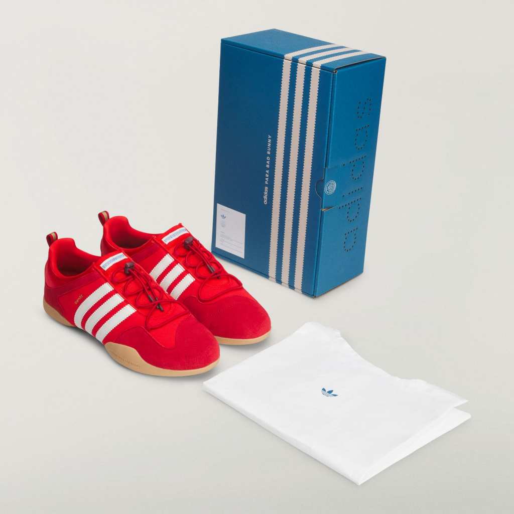 ADIDAS X Bad Bunny Ballerina Vivid Red Chalk White Power Red KI7916