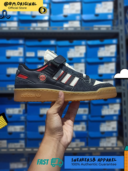 ADIDAS X MIDWEST KIDS FORUM 84 LOWBLACK WHITE ORIGINAL GW0035