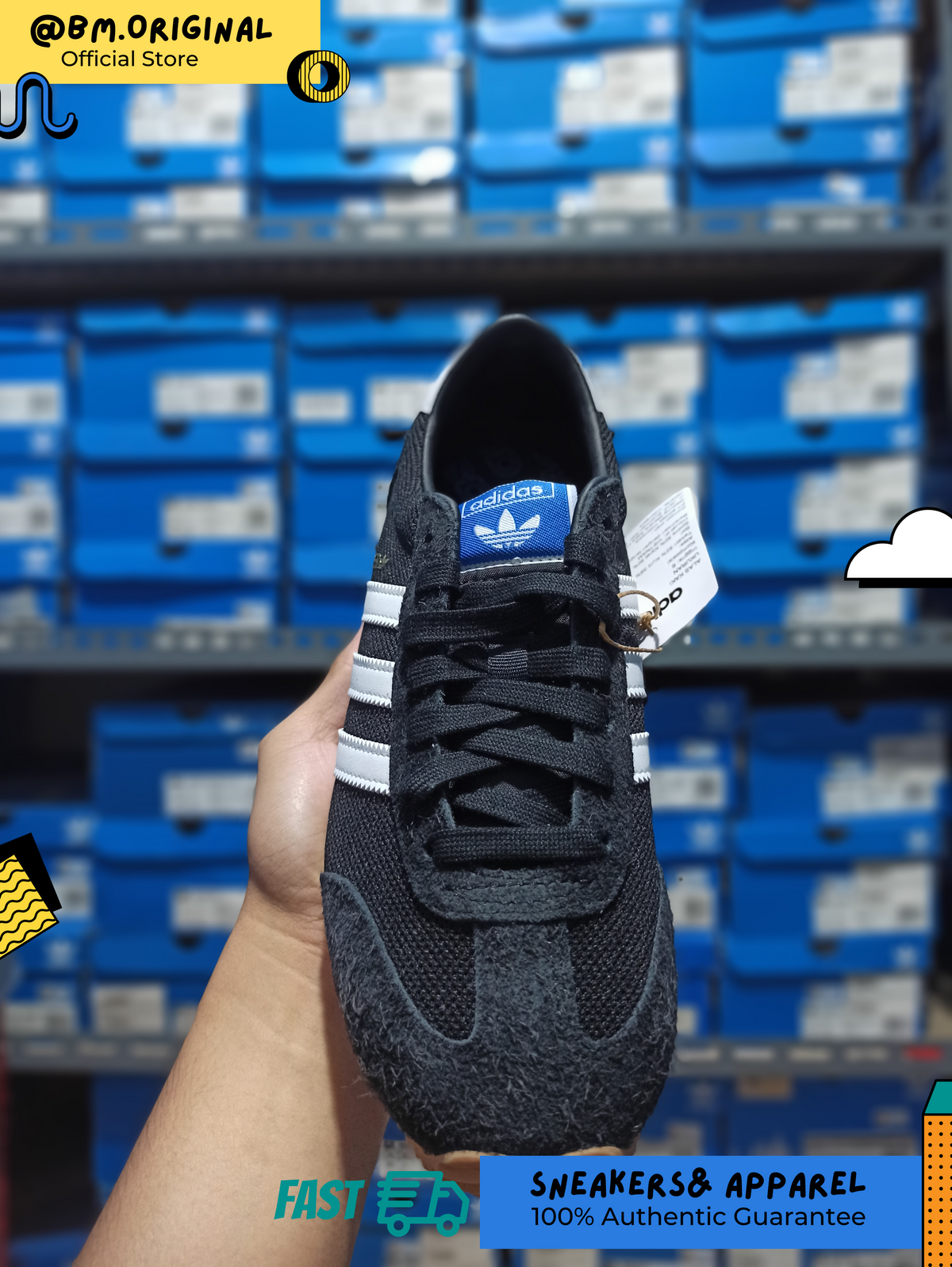 Adidas 1609ER RS Core Black Cloud White Gold Metallic KI9855