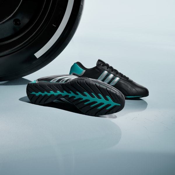 Adidas ADIRACER LO TIM F1 MERCEDES AMG PETRONAS Core Black Matte Silver Semi Mint Rush KJ1188