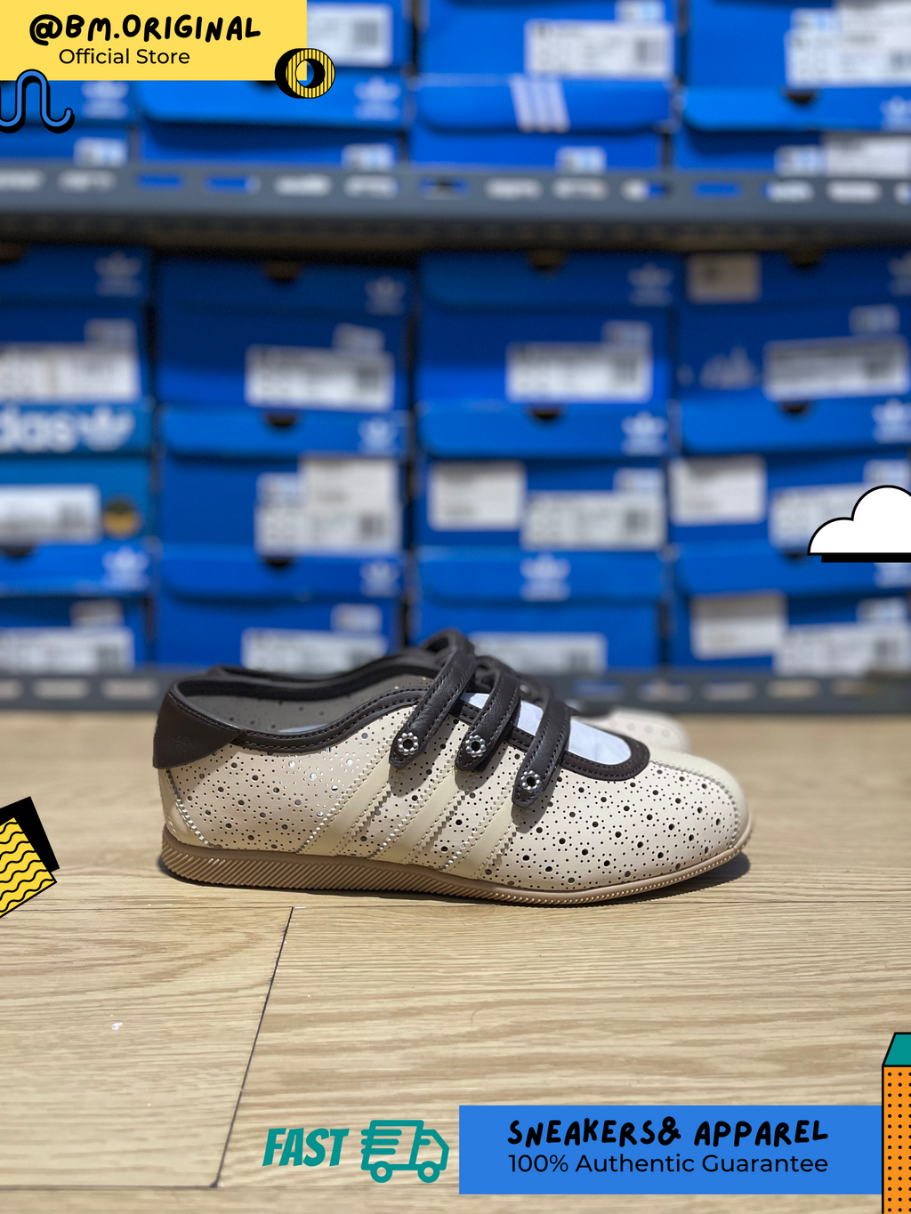 Adidas ANFU Mary Jane Crystal Sand Warm Sandstone LA1349
