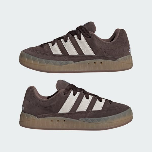 Adidas Adimatic Dark Brown Cloud White Earth Strata ID3947