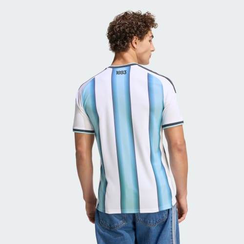 Adidas Argentina 26 Home Jersey White Icey Blue Light Blue JM8396