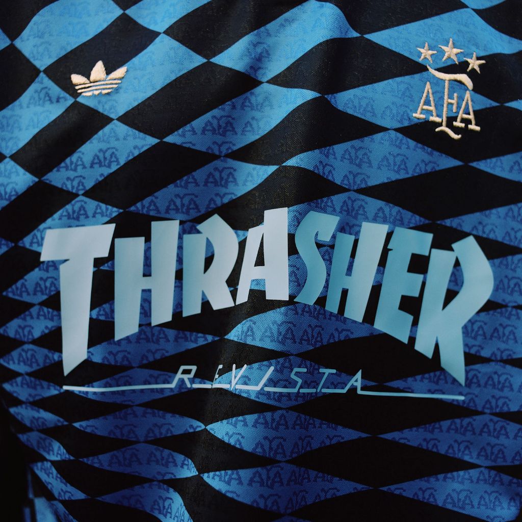 Adidas Argentina x THRASER Jersey Black Blue KX4551