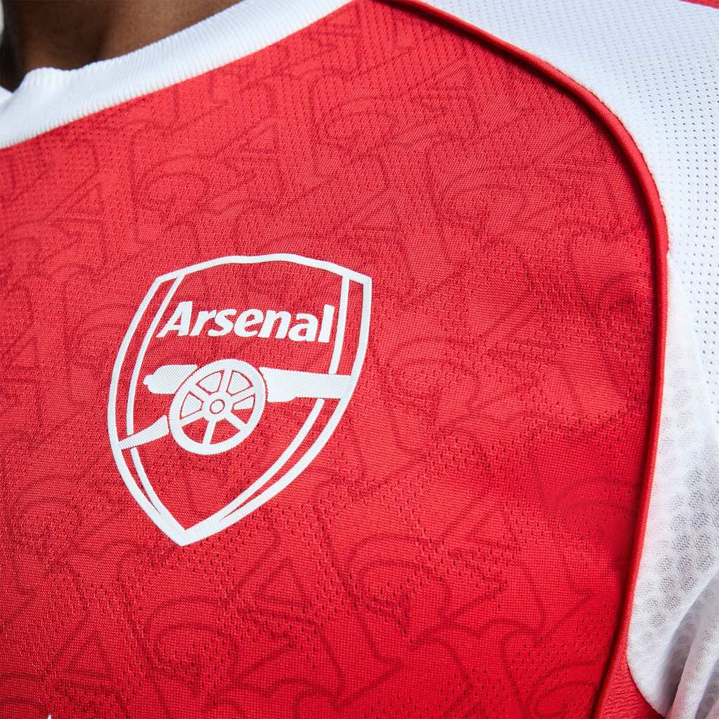 Adidas Arsenal 25/26 Home Authentic Jersey Better Scarlet White JI9516