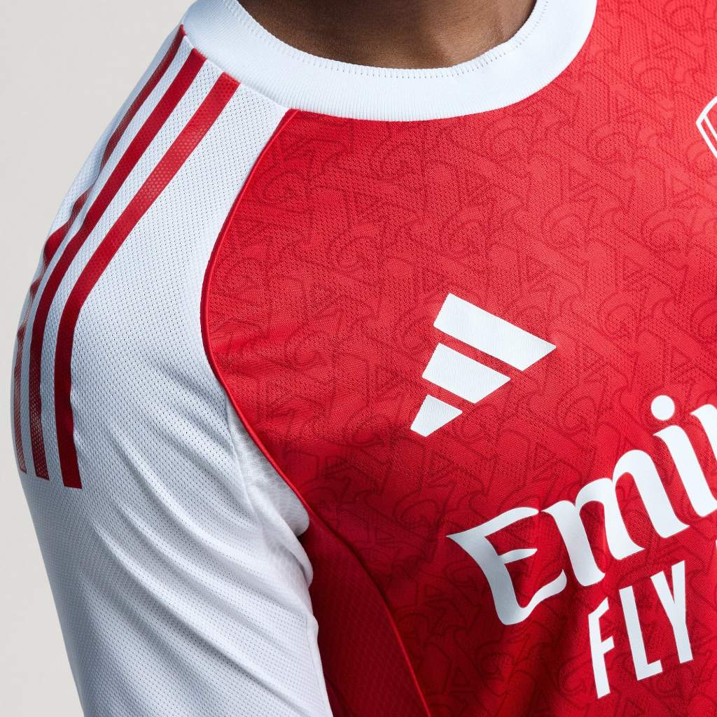Adidas Arsenal 25/26 Home Authentic Jersey Better Scarlet White JI9516