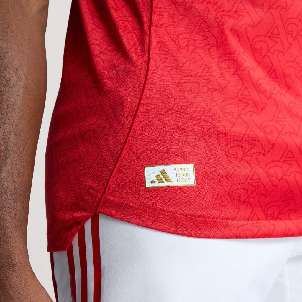 Adidas Arsenal 25/26 Home Authentic Jersey Better Scarlet White JI9516