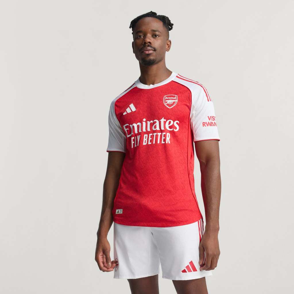 Adidas Arsenal 25/26 Home Authentic Jersey Better Scarlet White JI9516