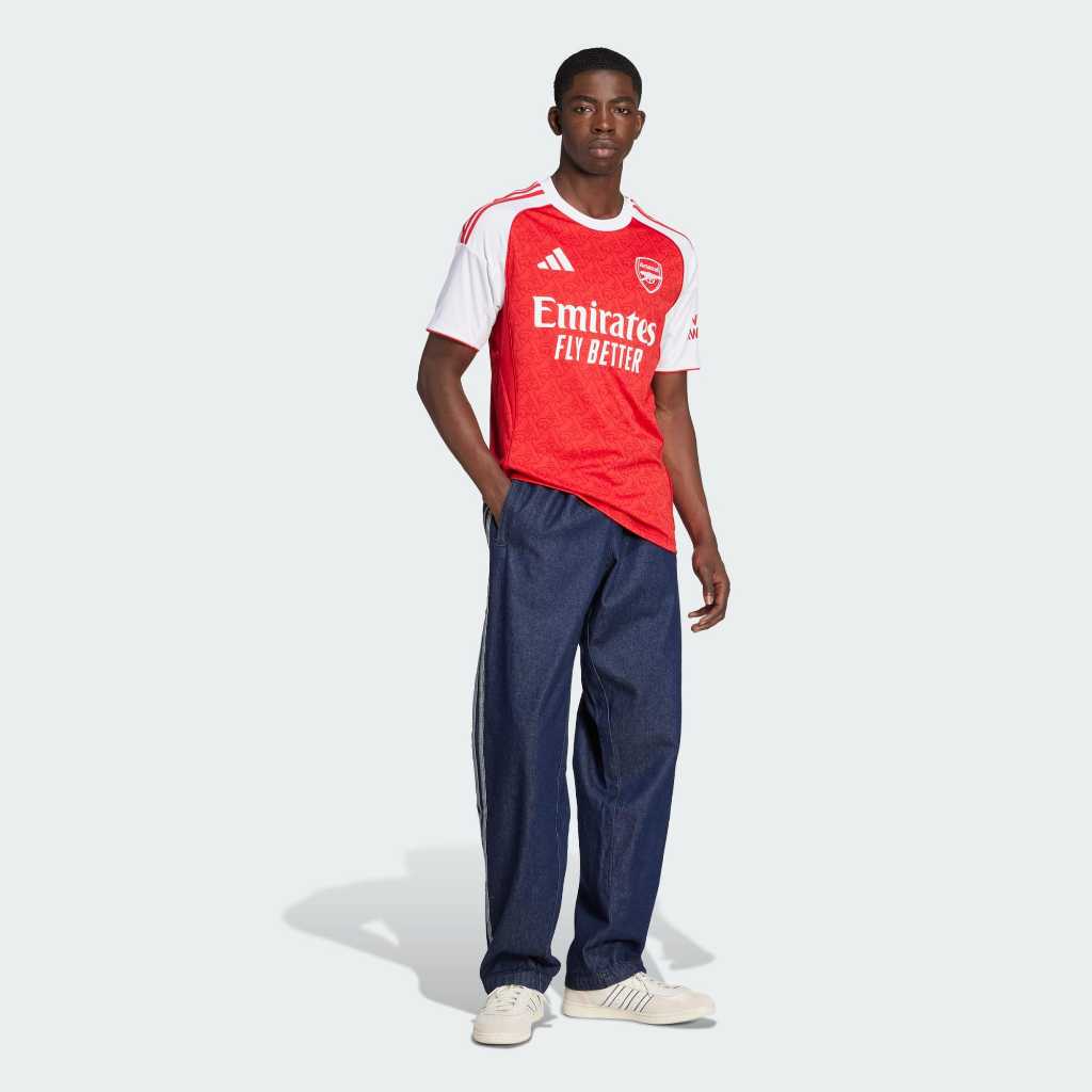 Adidas Arsenal 25/26 Home Jersey Better Scarlet White JI9517
