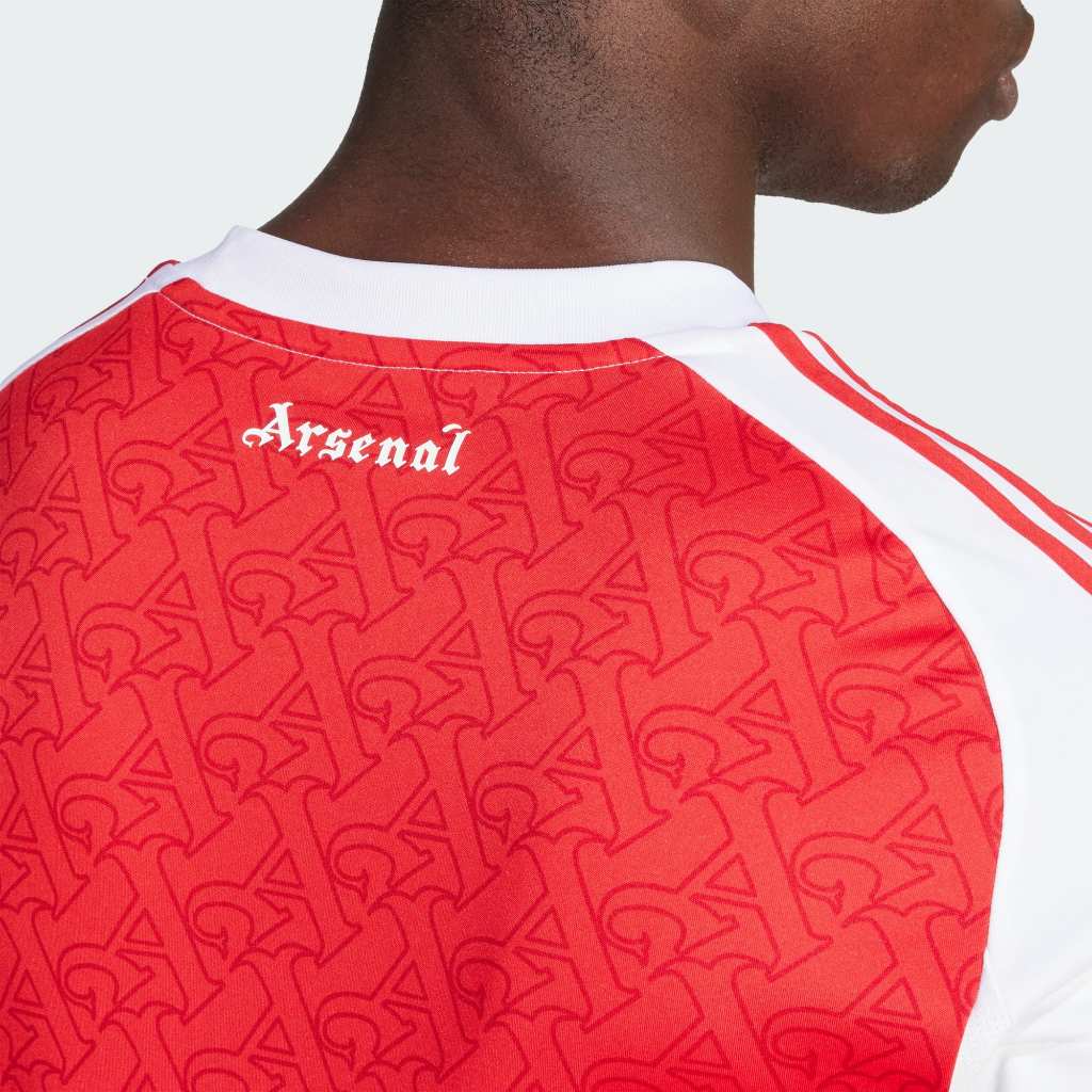 Adidas Arsenal 25/26 Home Jersey Better Scarlet White JI9517