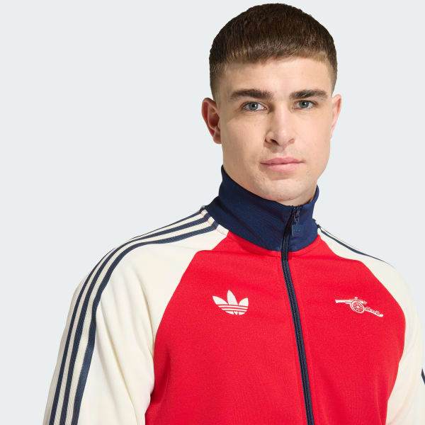 Adidas Arsenal FC OG Track Top Better Scarlet Off White KB1793