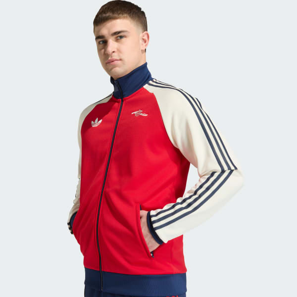 Adidas Arsenal FC OG Track Top Better Scarlet Off White KB1793