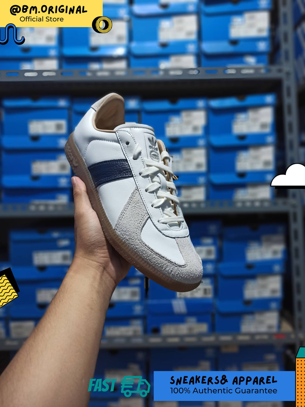 Adidas BW Army Core White Night Indigo Gum HQ9234