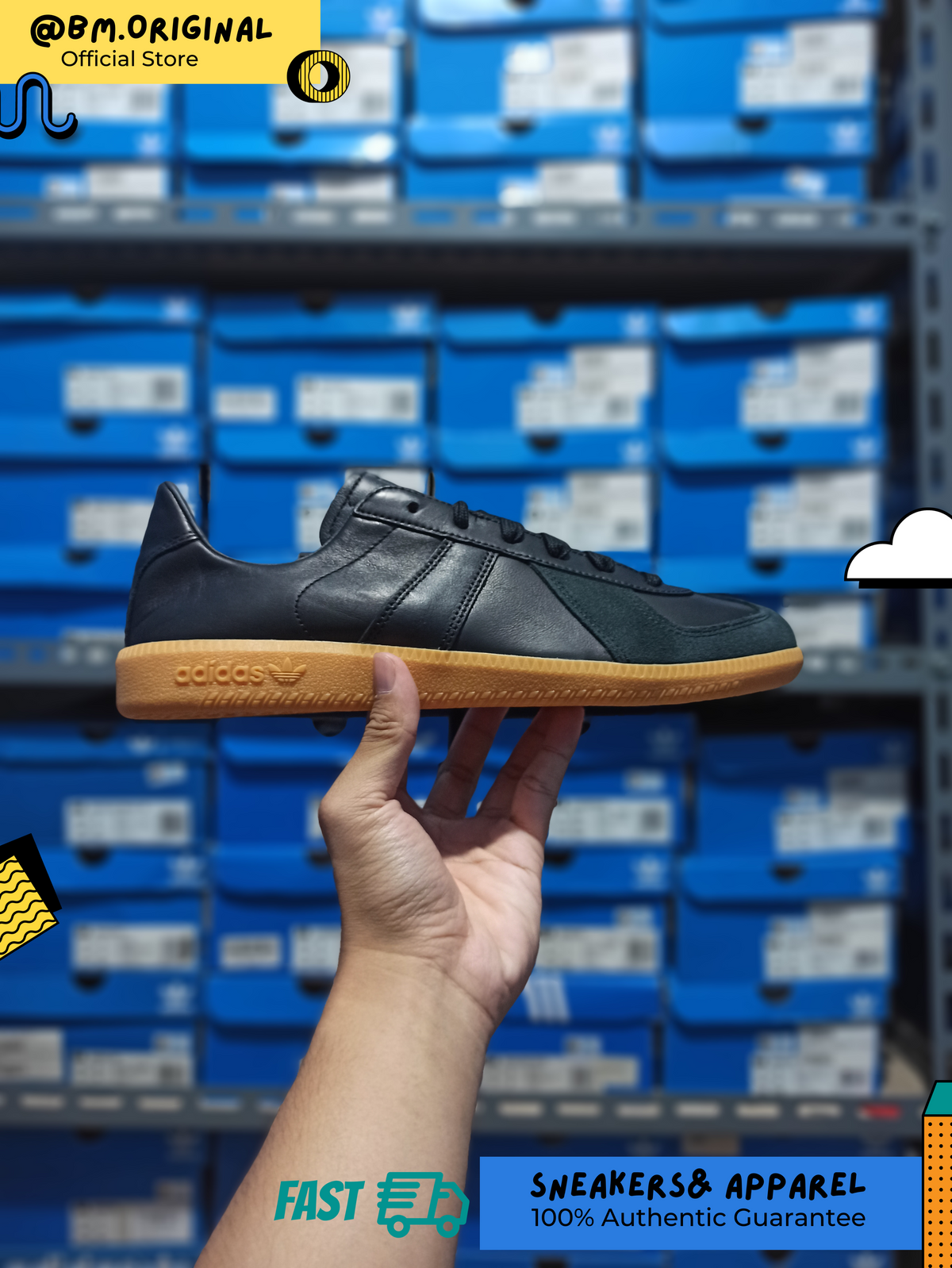 Adidas BW Army Decon Core Black Gum KJ1785