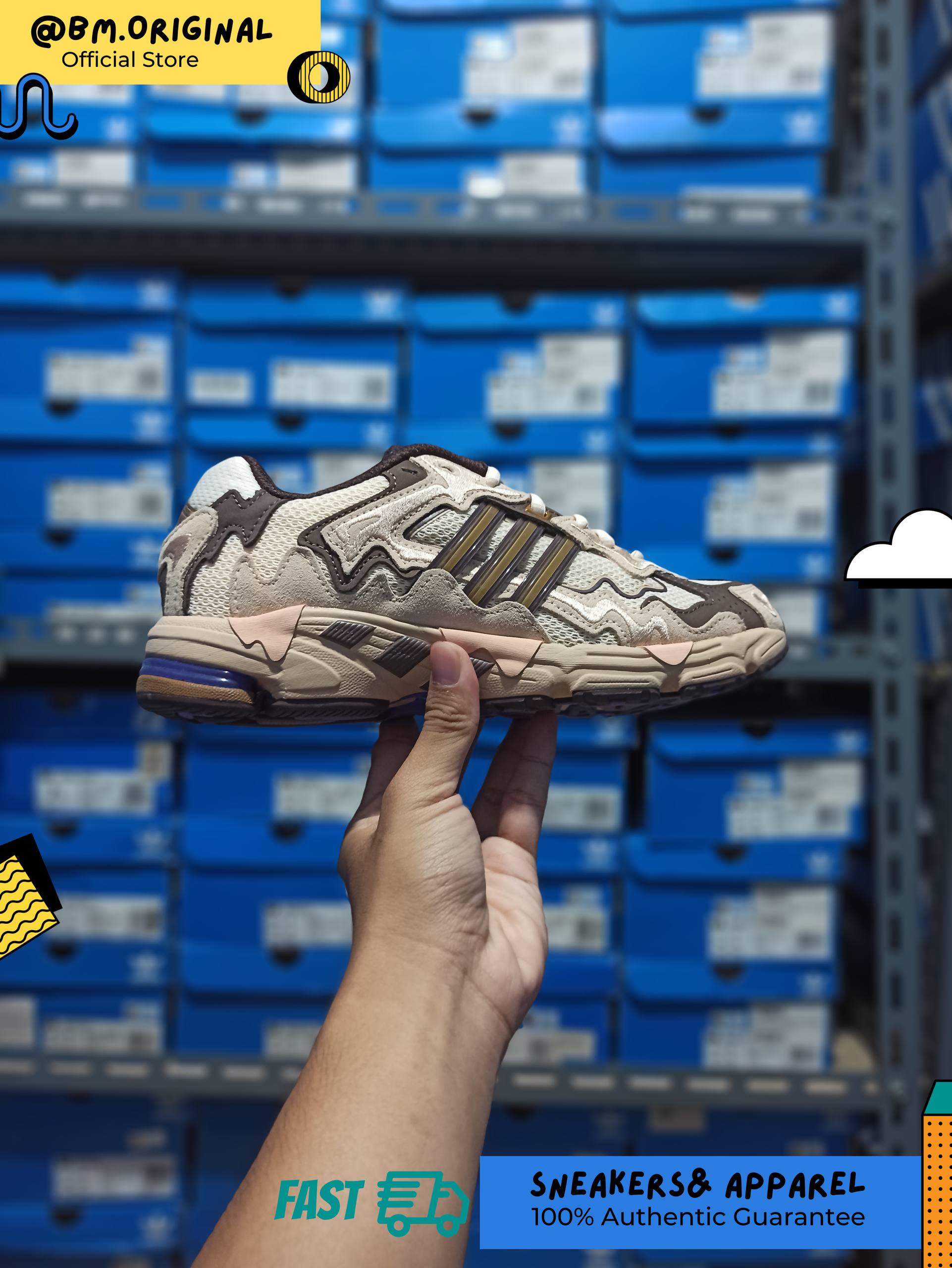 Adidas Bad Bunny Response Ecru Tint Bronze Strata Earth Strata ID0780