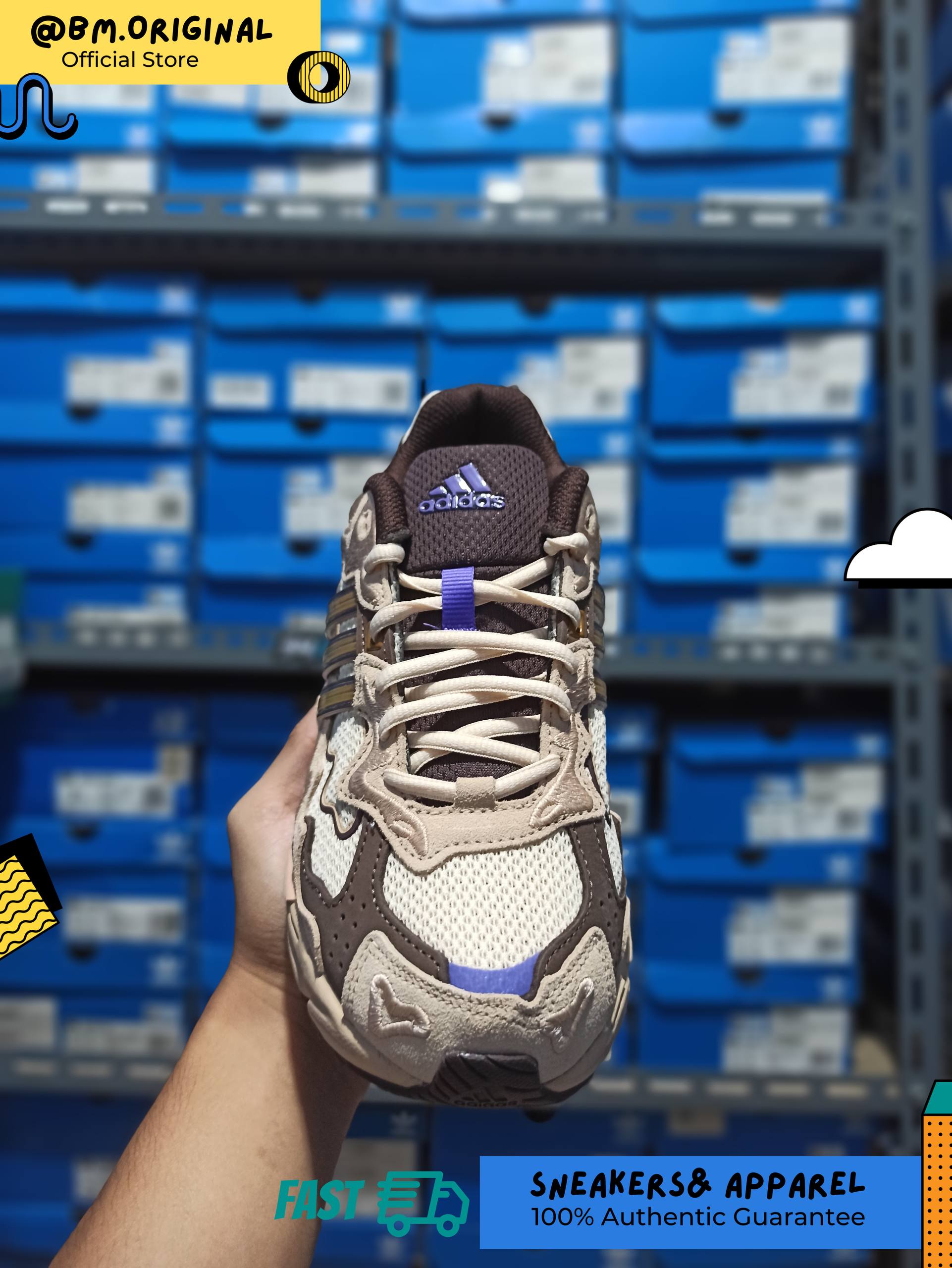 Adidas Bad Bunny Response Ecru Tint Bronze Strata Earth Strata ID0780