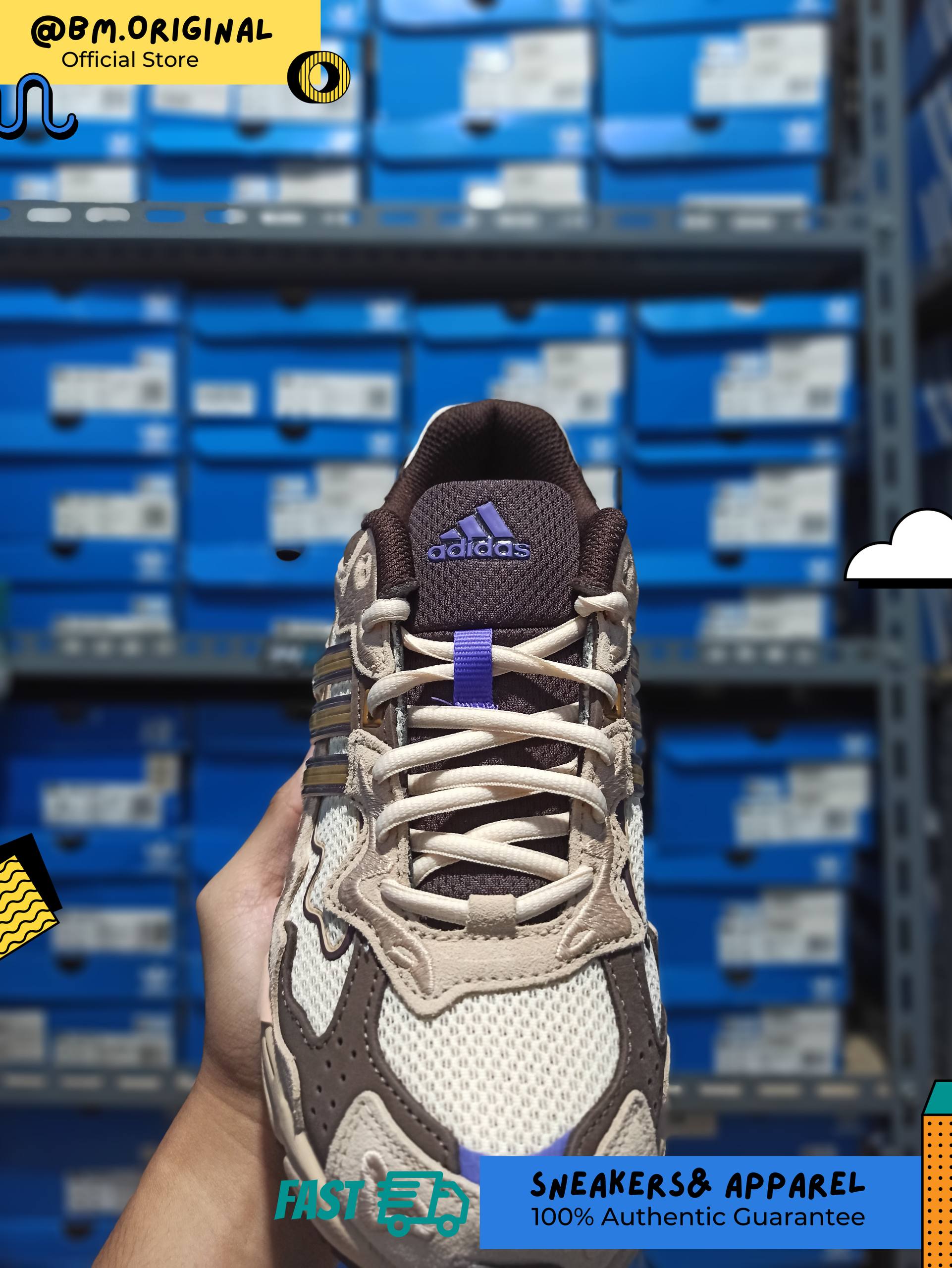 Adidas Bad Bunny Response Ecru Tint Bronze Strata Earth Strata ID0780