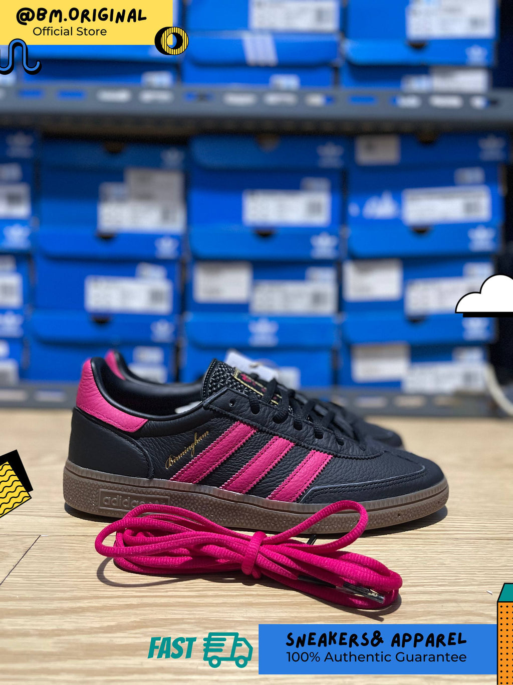 Adidas Birmingham City Series 25th Anniversary Core Black Pink HQ4681