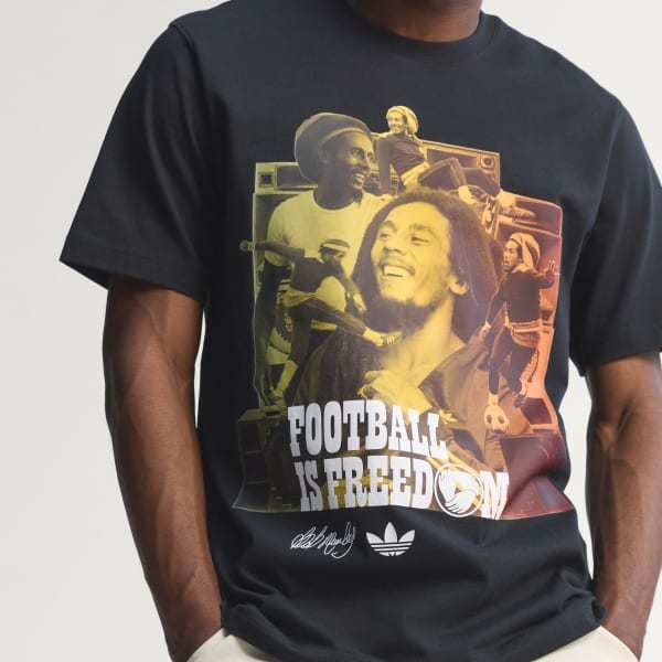 Adidas Bob Marley T-shirt Black KD2417