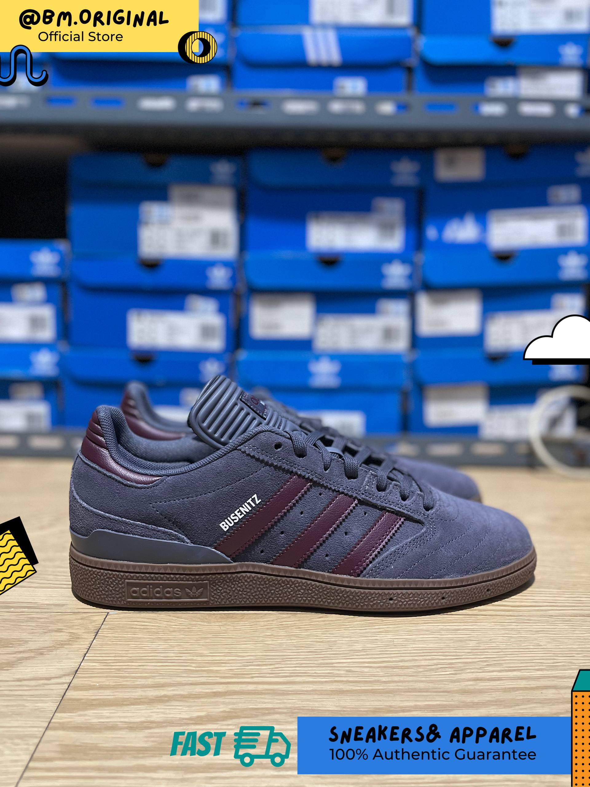 Adidas Busenitz Pro Aurora Onix Maroon Gum HQ7532