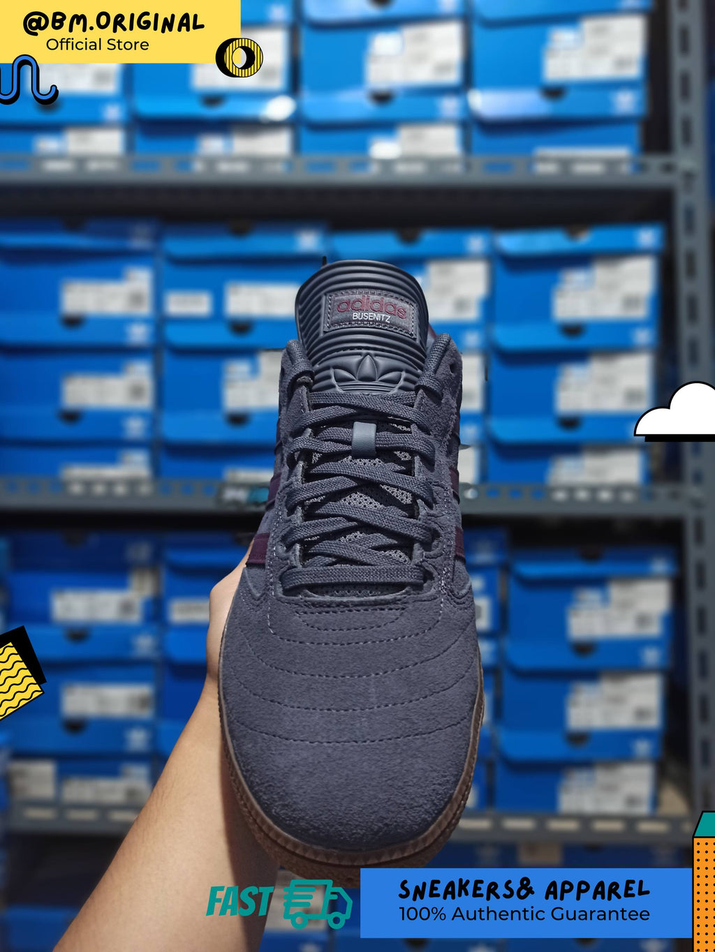 Adidas Busenitz Pro Aurora Onix Maroon Gum HQ7532